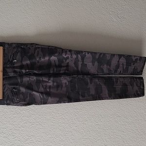Democracy military print pants, size 2, color dark brown